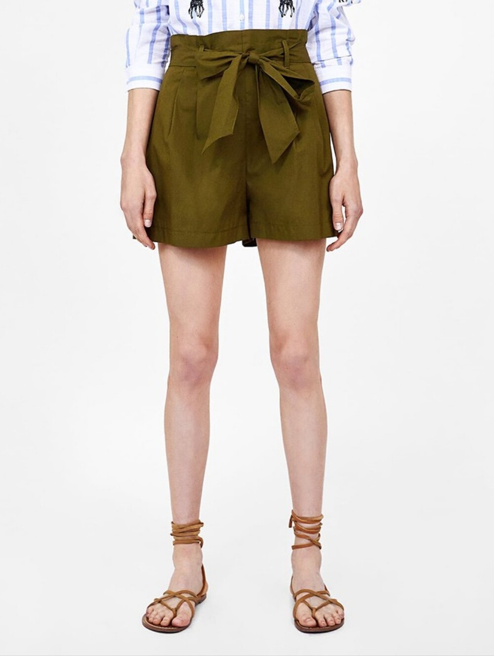 Zara Basic Paperbag Shorts